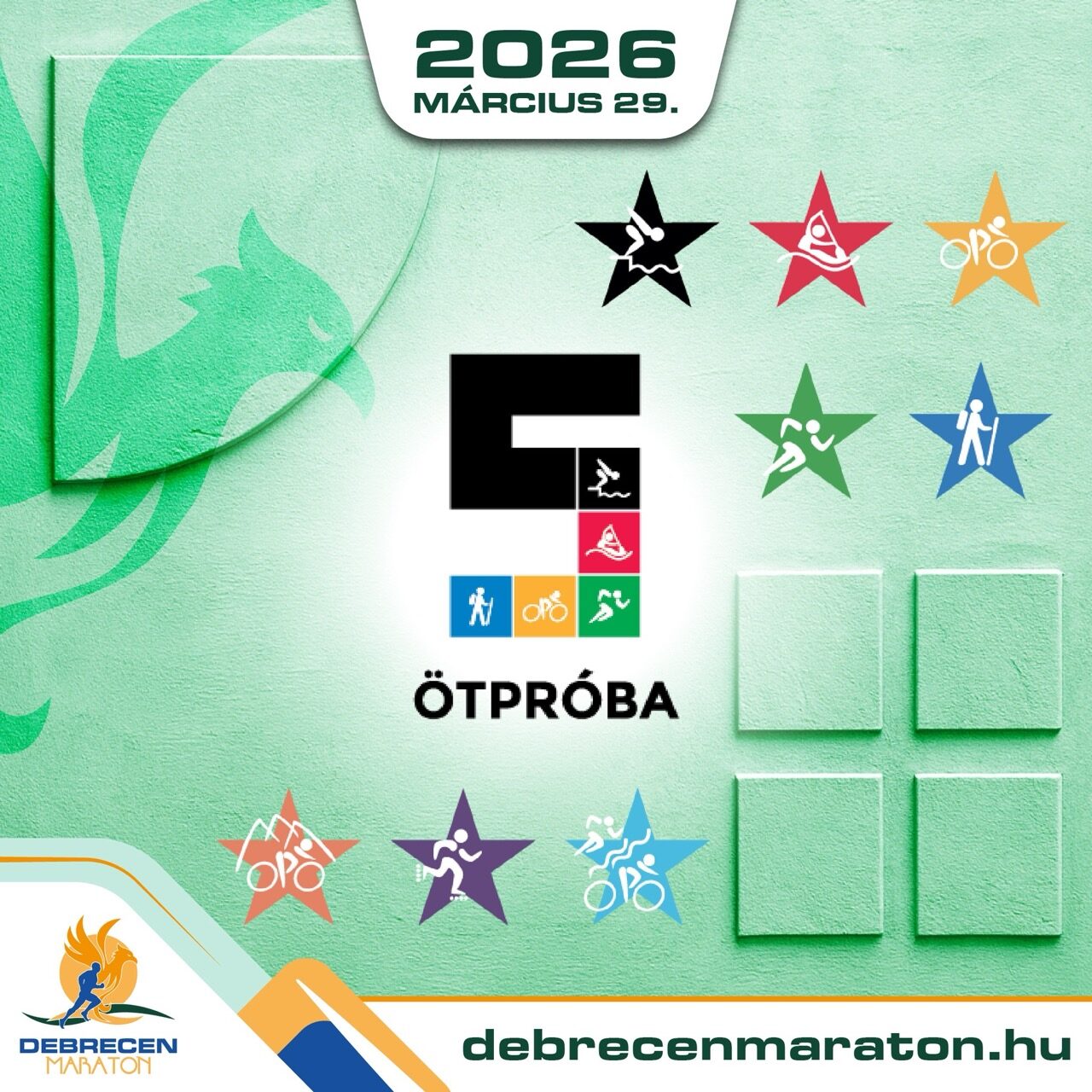 Ötpróba pontok a Debrecen Maraton egyes távjaiért!