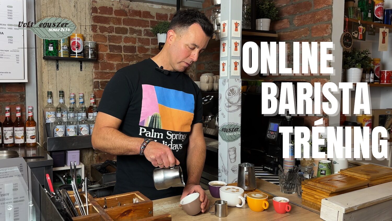 Volt Egyszer Online Barista Tréning