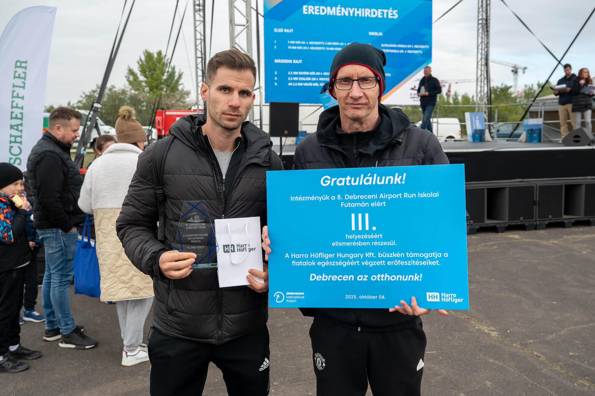 Eredményhirdetés – 8. Debrecen Airport Run